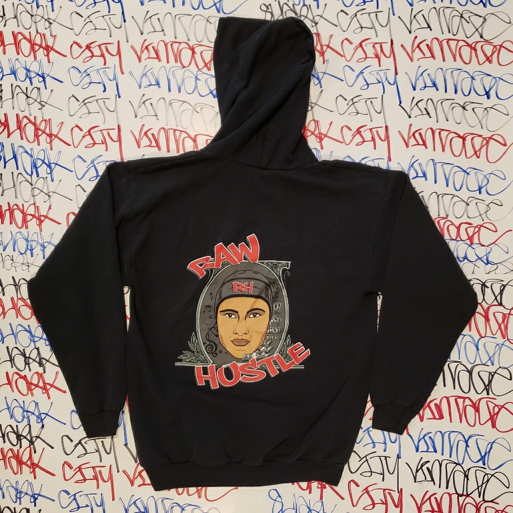 Raw Hustle Hoodie Medium